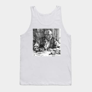 HENRY MILLER ink portrait .2 Tank Top